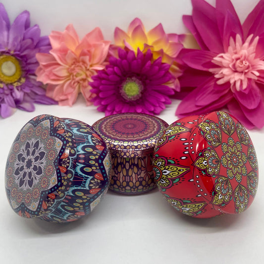 FRUIT STAND FAVORITES - SNAZZY TIN TRIO - Jamcat Candles