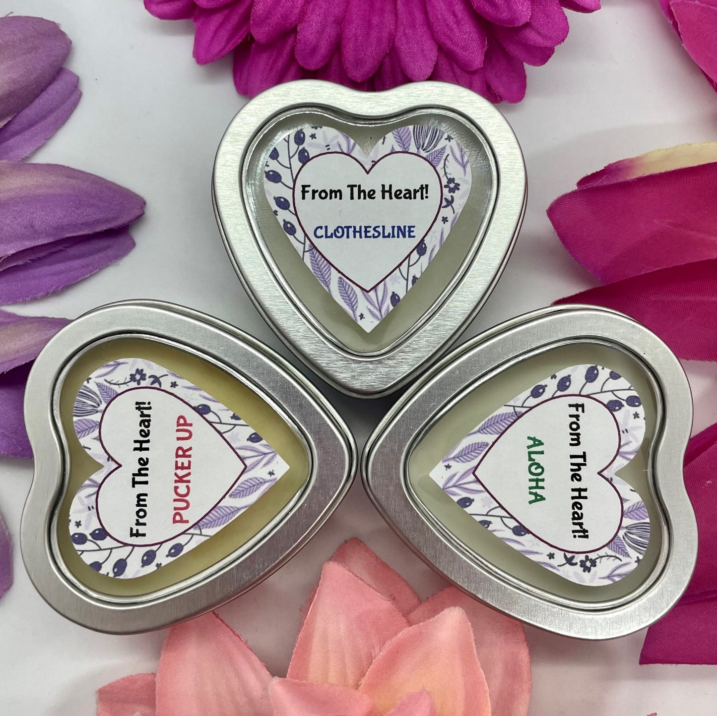 FROM THE HEART TINS - Jamcat Candles