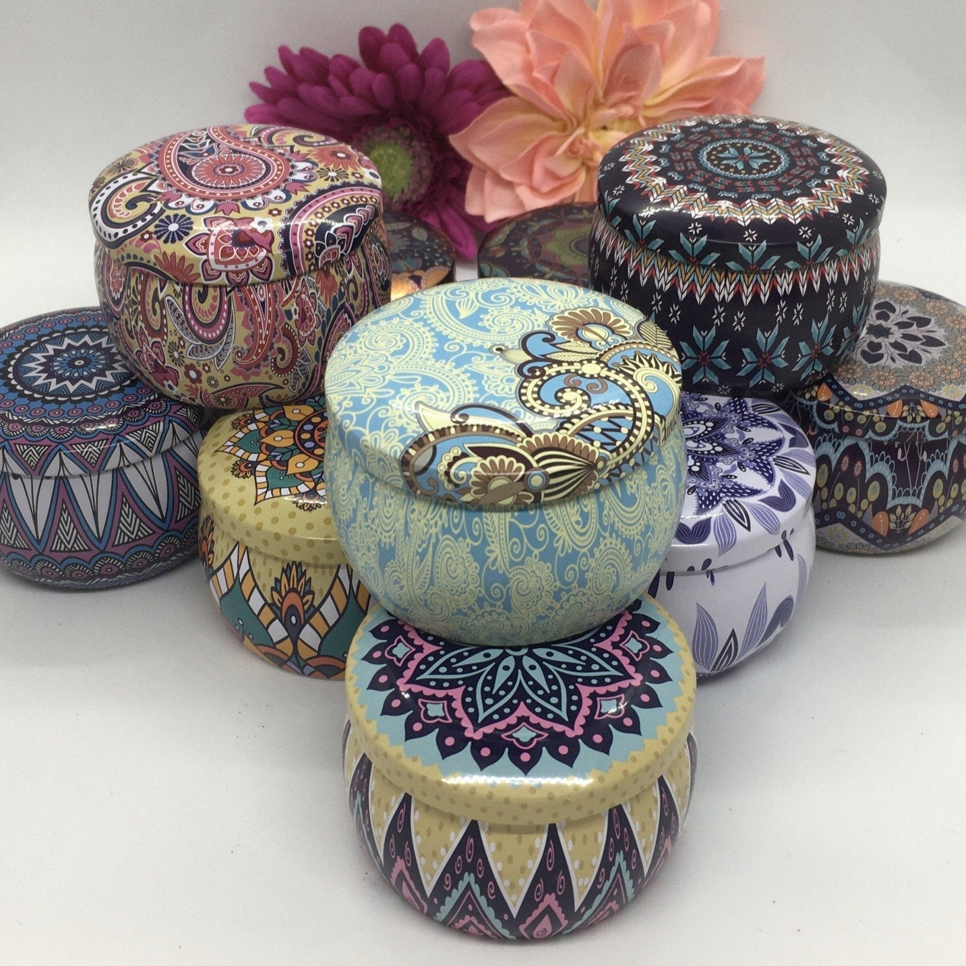 SNAZZY TINS (READY TO SHIP) - Jamcat Candles