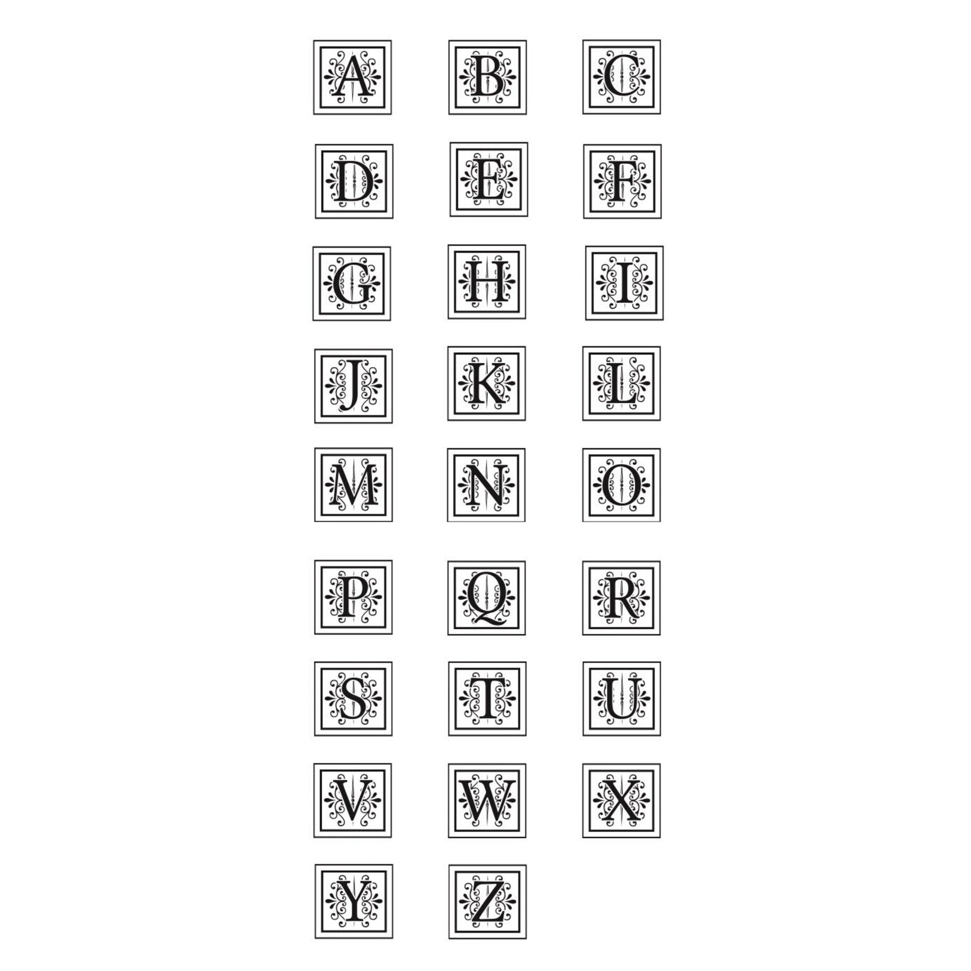 VINE INITIAL CUBE OR TUBE - Jamcat Candles